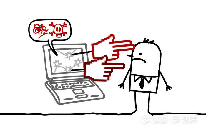 卡通人物和网络欺凌