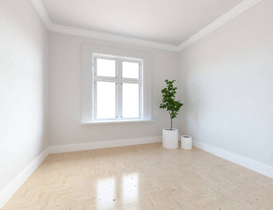 内部的空房间图片