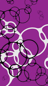 模拟油滴或分子合并的背景图片