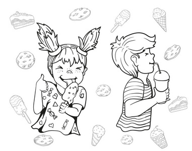 心满意足图片-心满意足素材-心满意足插画-摄图新视界