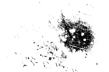 黑白城市纹理矢量与复制空间。 抽象插图表面灰尘和粗糙脏墙背景与空模板。 遇险和咕噜效应概念。 向量eps10。