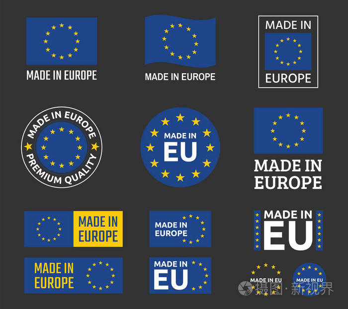 在欧洲图标集, 欧盟产品标签