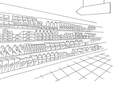 空白杂货店图片