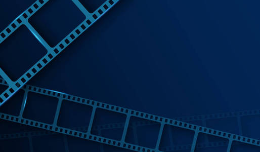 为您的文本设计带有空间的模板影院. 电影和电影现代海报背景.