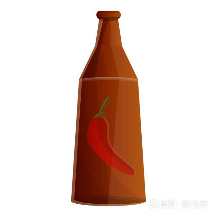 辣椒酱瓶, 卡通风格