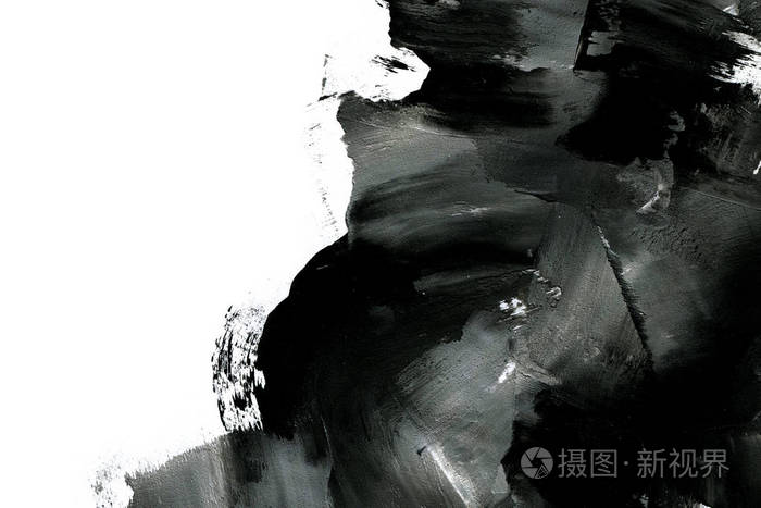 大理石风格. 白纸上的黑色油漆笔画纹理. 用于网页和游戏设计的壁 ..