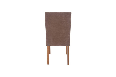 木椅。 白色背景孤立的物体