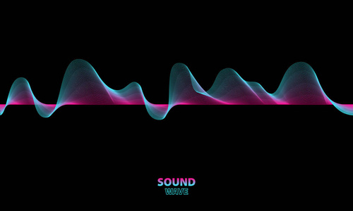 电影配乐音频音乐振幅波形喜欢孤立在白色背景上的均衡器径向声波曲线