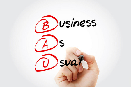 bau业务与通常的缩写，标记业务概念背景