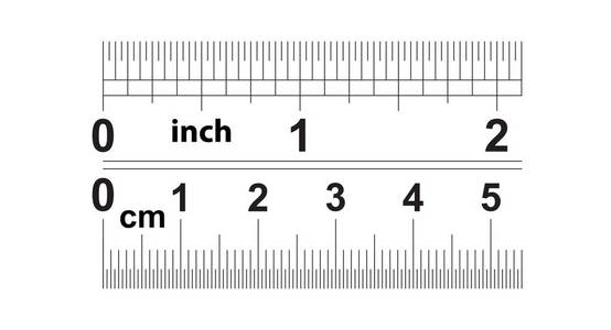 厘米的尺子图片