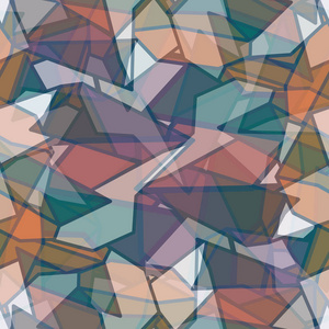 背景抽象几何彩色无缝图案矢量插图