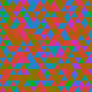背景抽象几何彩色无缝图案。