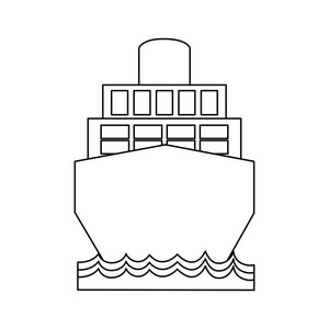 集装箱货轮图片-集装箱货轮素材-集装箱货轮插画-摄图新视界