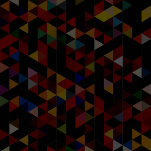 背景抽象几何彩色无缝图案。