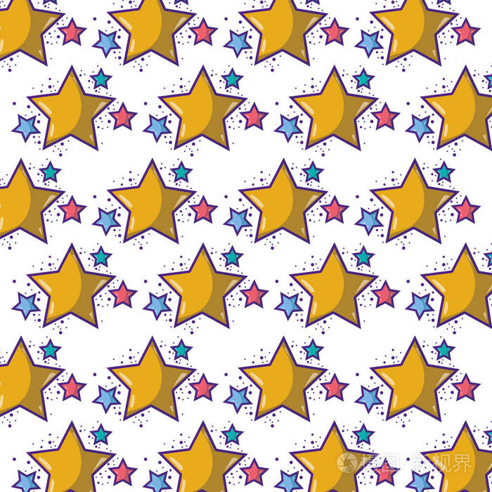 闪亮星星空间闪光背景设计插图插画-正版商用图片18t218-摄图新视界