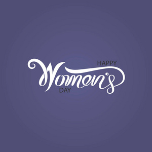 s Day Typographical Design Elements. International women39