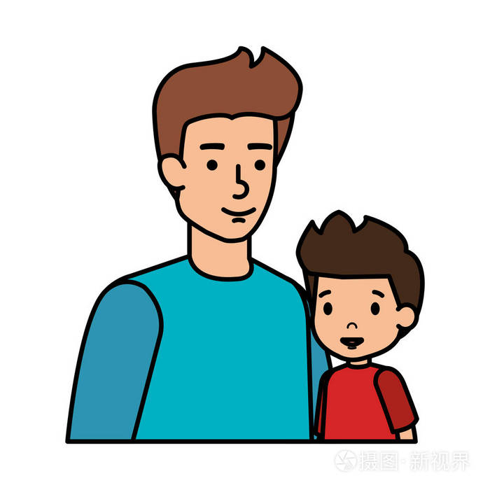 父亲与儿子字符