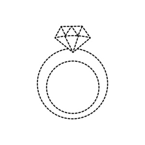 宝石钻石首饰与珍贵主题隔离设计矢量图