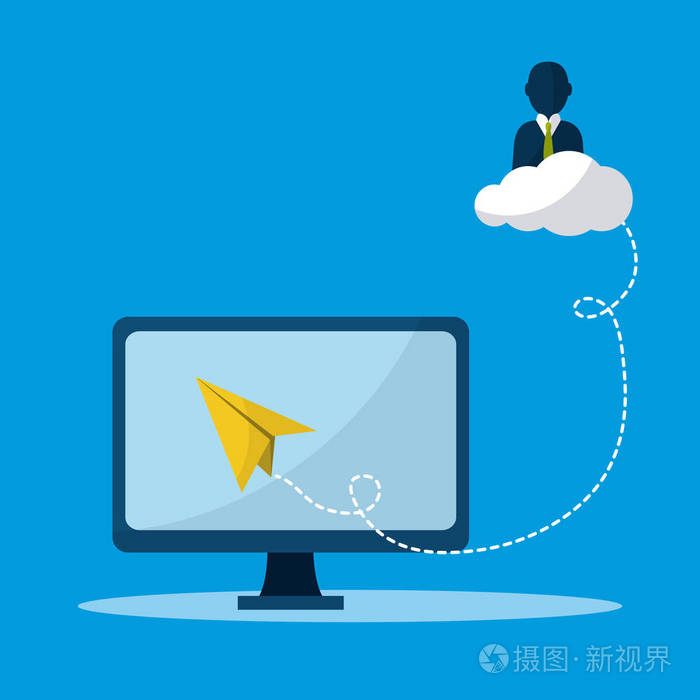 媒体营销业务,计算机矢量图,图形插画-正版商用图片18tc42-摄图新视界