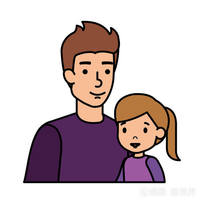 父亲与女儿字符