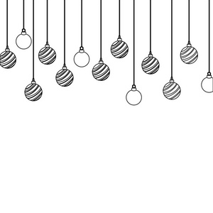 线圈球挂饰圣诞图案插图