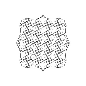 线条方形图形孟菲斯风格背景装饰矢量插图