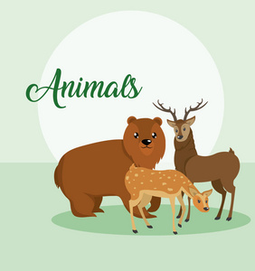 动物卡通图形设计图片