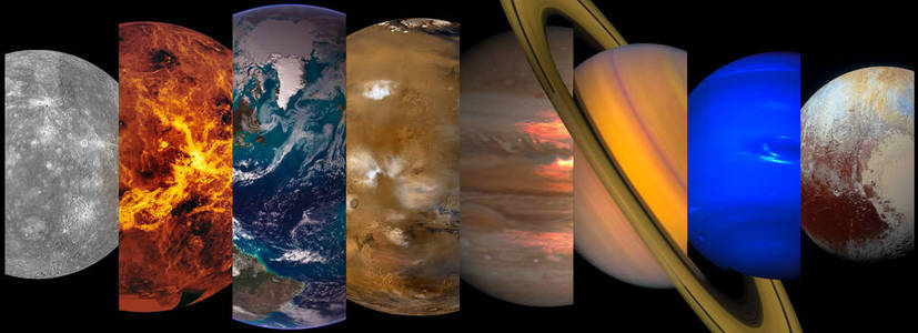 水星金星地球火星木星土星天王星.