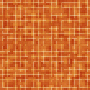 抽象五颜六色的几何图案, 橙色, 黄色和红色石器马赛克纹理背景, 现代风格的墙壁背景