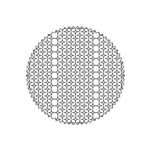 线条圆，创意图形背景样式矢量插图