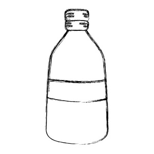 长梅森罐子保护设计矢量插图