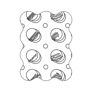 直线矩形，几何孟菲斯风格背景矢量插图