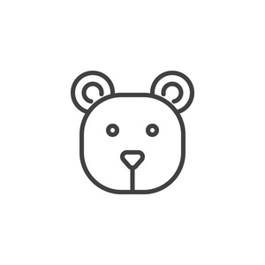 熊头标志图片-熊头标志素材-熊头标志插画-摄图新视界