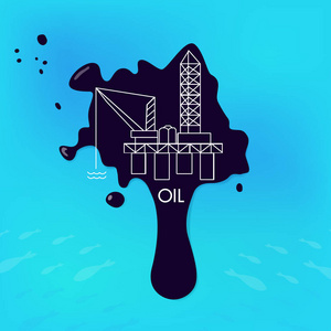 海洋石油污染图片