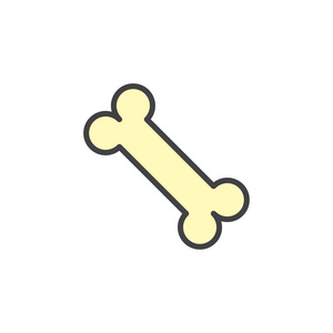 彩色线描画狗图片