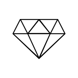 线条美，豪华钻石，配饰插图