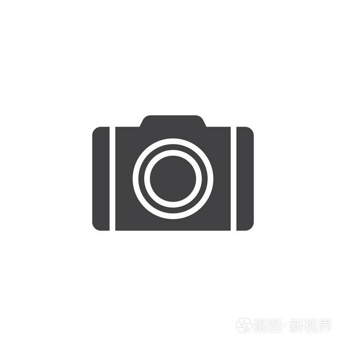 照片相机符号标志插图.