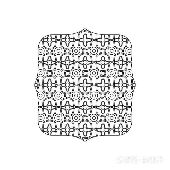线条四角与创意图形无缝背景设计矢量插图插画 正版商用图片18up99 摄图新视界 线条四角与创意图形无缝背景设计矢量插图插画 正版商用图片18up99 摄图新视界