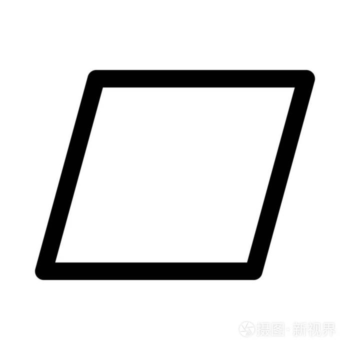 平行四边形平行边背景接近插画-正版商用图片18uwnr-摄图新视界