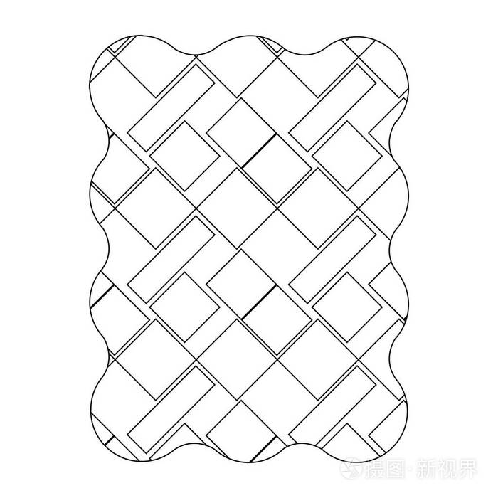 线条图形,图案,几何形状,背景样式,矢量插图
