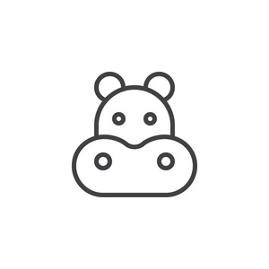 河马徽标图片-河马徽标素材-河马徽标插画-摄图新视界