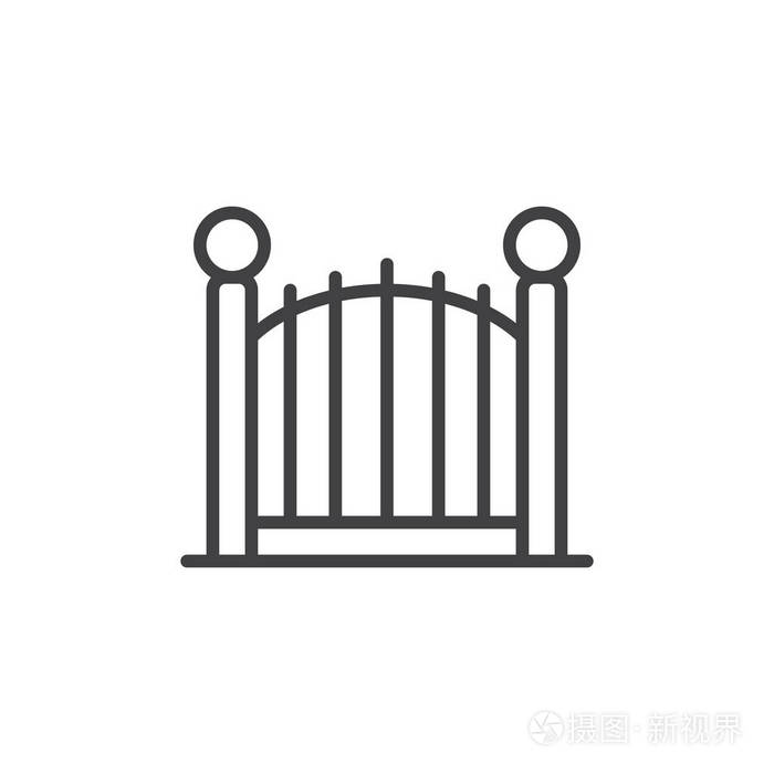 从上往下看围栏简笔画图片