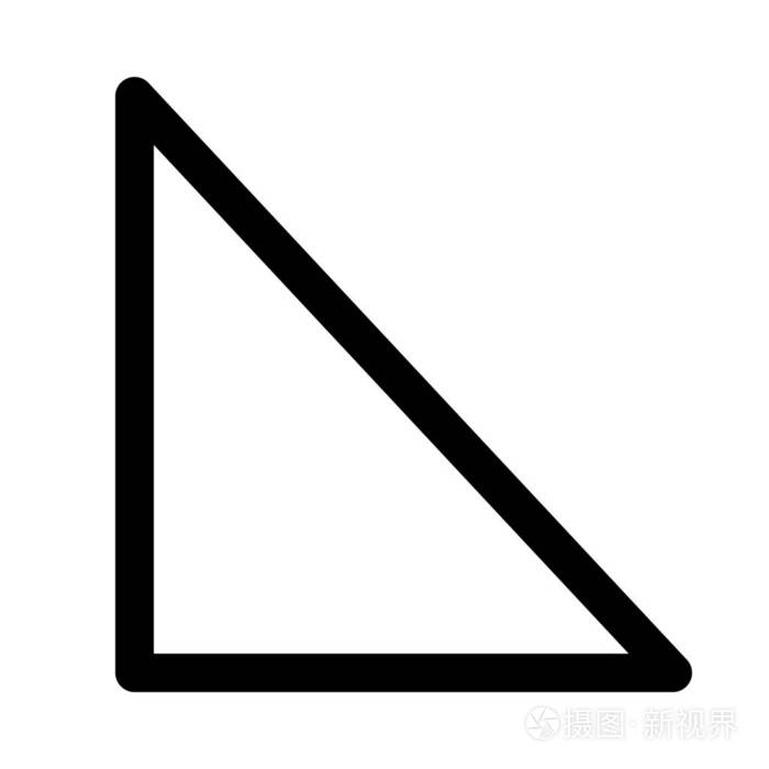 直角三角形背景接近