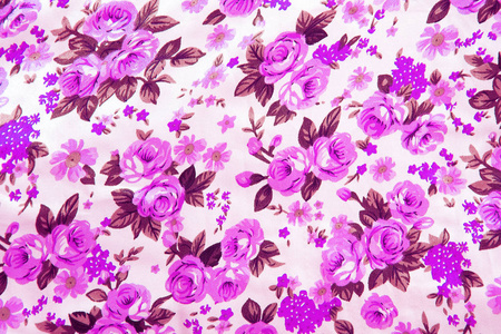 复古花布碎片彩色复古挂毯纺织图案与花饰有用的背景
