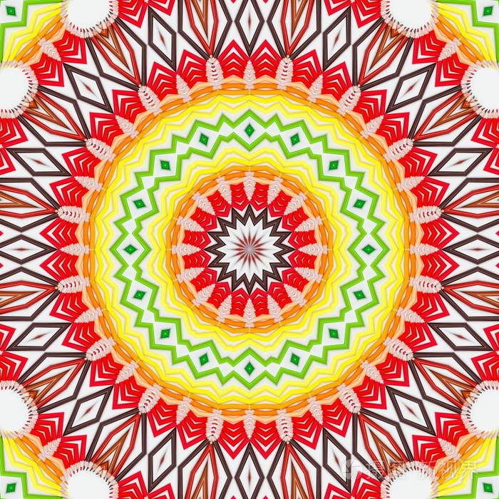 背景多色抽象万花筒彩色图案设计. 背景.