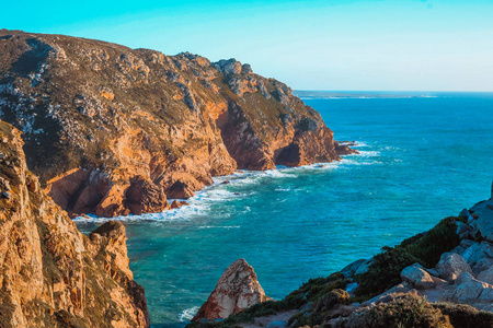 葡萄牙洛奇悬崖峭壁风景如画