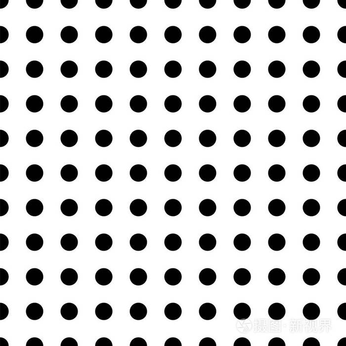 圆圈的无缝纹理. 抽象矢量背景