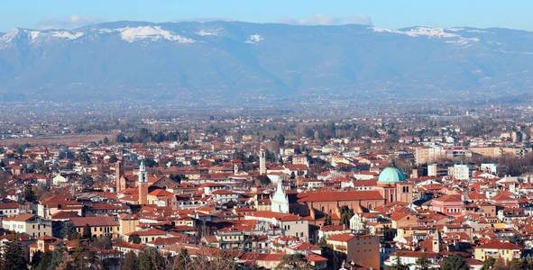 意大利维尼托地区维琴察城景色