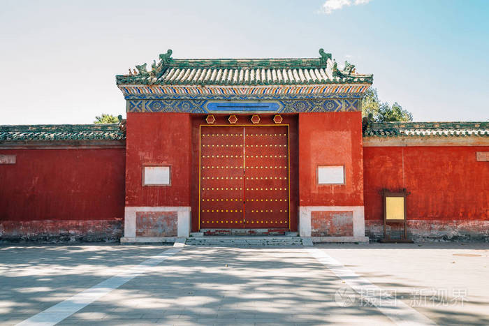 中国北京土坛公园中国传统园林照片 正版商用图片18wkqg 摄图新视界