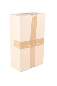 棕色盒子纸板封闭包装包裹